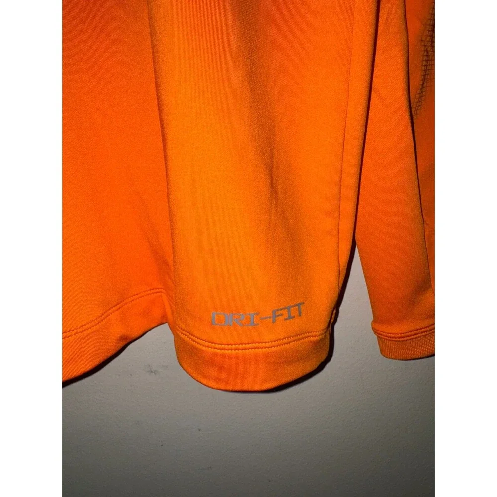 Men's L Nike Tennessee Volunteers Team Issued Sideline Coach 1/2 Zip Jacket NEW
